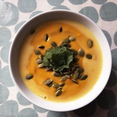 Easy Gluten-Free & Dairy-Free Carrot & Sweet Potato Soup