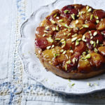 Gluten Free & Dairy Free Peach & Pistachio Tarte Tatin